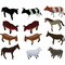 Get Ready Kids Farm Animals Playset, 12 Pieces 870 - alternate 1